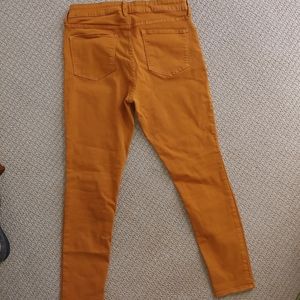 Old Navy Rock Star Skinny Jeans, size 12, Orange